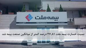 نسبت خسارت بیمه ملت ۲۷.۸۱ درصد کمتر از میانگین صنعت بیمه شد نسبت خسارت بیمه ملت ۲۷.۸۱ درصد کمتر از میانگین صنعت بیمه شد