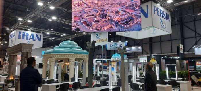 اجرای غرفه ایران در چهلوپنجمین نمایشگاه گردشگری فیتور به مراحل پایانی رسید اجرای غرفه ایران در چهلوپنجمین نمایشگاه گردشگری فیتور به مراحل پایانی رسید