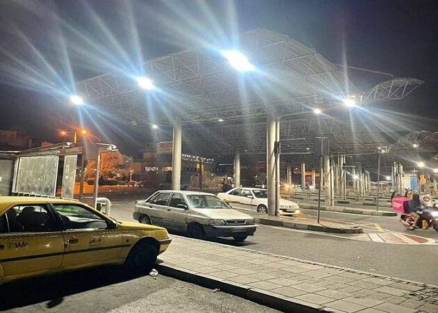 از تاریکی تا روشنایی: پایانههای منطقه ۵ تهران نورانی شد از تاریکی تا روشنایی: پایانههای منطقه ۵ تهران نورانی شد
