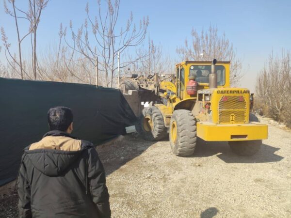 بازپسگیری ۵۰۰۰ مترمربع زمین کشاورزی در حریم منطقه ۱۹ بازپسگیری ۵۰۰۰ مترمربع زمین کشاورزی در حریم منطقه ۱۹