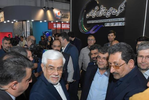 بازدید محمدرضا عارف از غرفه هلدینگ خلیج فارس در اکسپو ۲۰۲۵ بازدید محمدرضا عارف از غرفه هلدینگ خلیج فارس در اکسپو ۲۰۲۵
