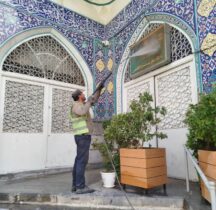 عملیات نگهداشت بیش از ۱۳۰ مسجد در منطقه۴ تهران