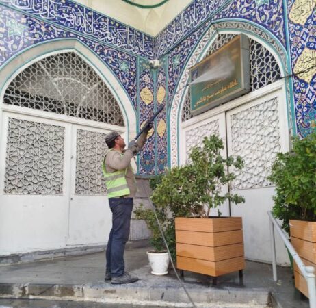 عملیات نگهداشت بیش از ۱۳۰ مسجد در منطقه۴ تهران عملیات نگهداشت بیش از ۱۳۰ مسجد در منطقه۴ تهران