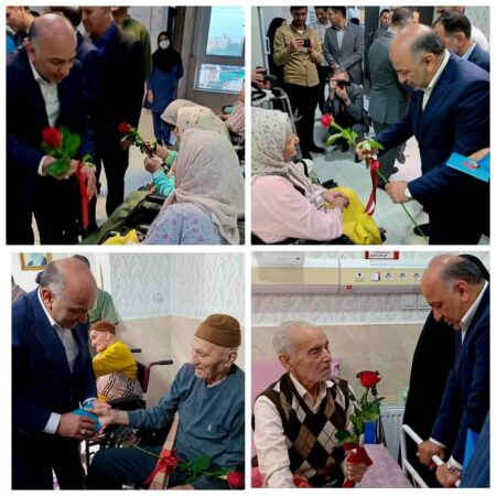بازدید مدیرعامل بیمه دی از تنها مرکز نگهداری والدین شهدای کشور در مشهد بازدید مدیرعامل بیمه دی از تنها مرکز نگهداری والدین شهدای کشور در مشهد