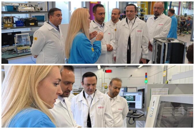 بازدید دبیر شورایعالی مناطق آزاد از صنایع دانش بنیان مینسک