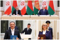 با حضور روسای جمهور؛ سند همکاری مناطق آزاد ایران و بلاروس امضا شد