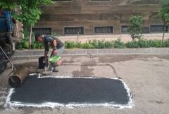 ثبت رکورد جدید در پخش آسفالت منطقه یک با ۷۱ هزار تن در پنج ماه