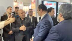 بازدید دبیر شورای عالی مناطق آزاد از غرفه ماکو در ششمین نمایشگاه لجستیک تهران