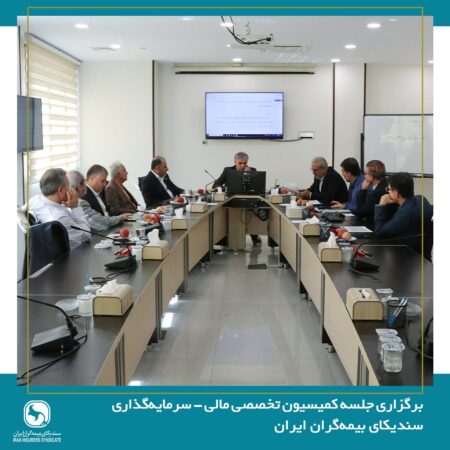 برگزاری جلسه کمیسیون تخصصی مالی-سرمایهگذاری سندیکای بیمهگران ایران برگزاری جلسه کمیسیون تخصصی مالی-سرمایهگذاری سندیکای بیمهگران ایران