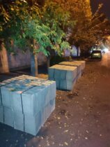 اصلاح هندسی و احداث رفیوژ میانی در خیابان شهید محمودی 