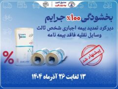 پیشنهاد مدیر صندوق تامین برای بخشودگی جرایم بیمه شخص ثالث