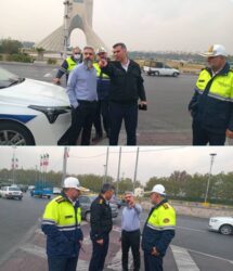 بررسی میدانی وضعیت ایمنی شبکه معابر بزرگراهی منطقه۹