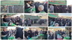 استقبال پرشور شهروندان از موکب‌های پذیرایی و غرفه‌های فرهنگی منطقه۹