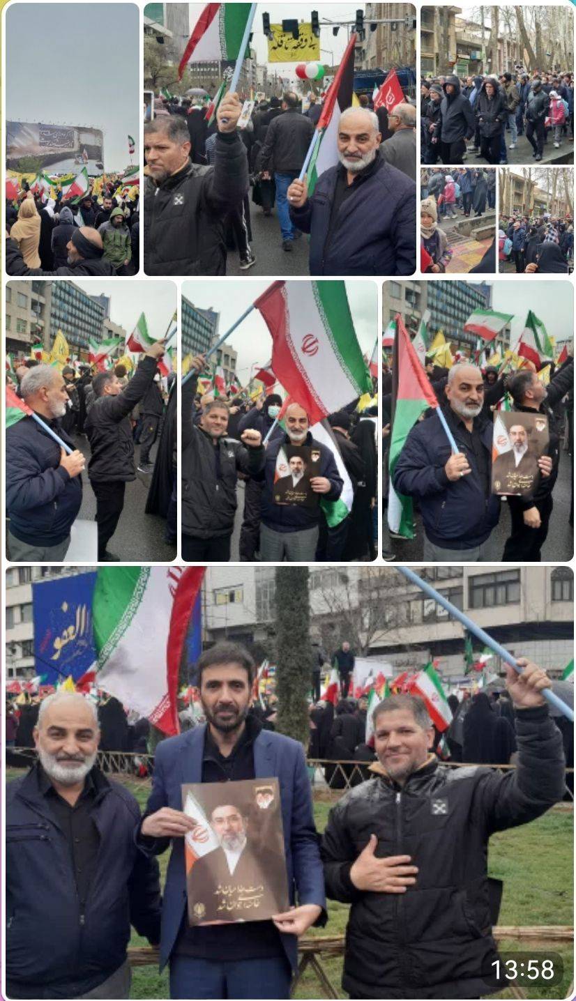 حضور پرشور کارکنان و مدیران شرکت مخابرات ایران در راهپیمایی روز جهانی قدس