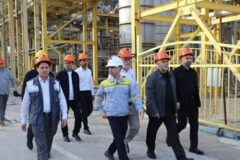 بازدید معاون وزیر نفت از پتروشیمی‌های منطقه ویژه پارس