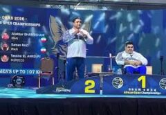 سفیر بانک مهر ایران مدال طلا گرفت