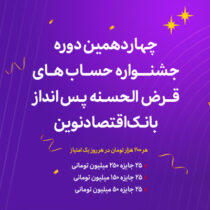 آغاز چهاردهمین دوره جشنواره حساب‌های قرض‌الحسنه پس‌انداز ریالی بانک اقتصادنوین