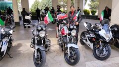 رالی تور موتورسیکلت «فلک‌الافلاک» به بروجرد رسید