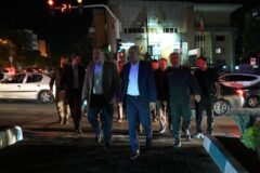 جمع آوری و ساماندهی بساط گستران در محور خیابان شهرداری
