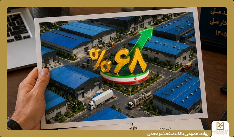 رشد ۶۸ درصدی پرداخت تسهیلات بانک صنعت و معدن به صنایع کوچک و متوسط