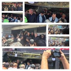 پذیرایی مدیران ارشد ایمیدرو، ایمپاسکو و شرکت ملی فولاد از زائران بدرقه رهبر شهید ایران
